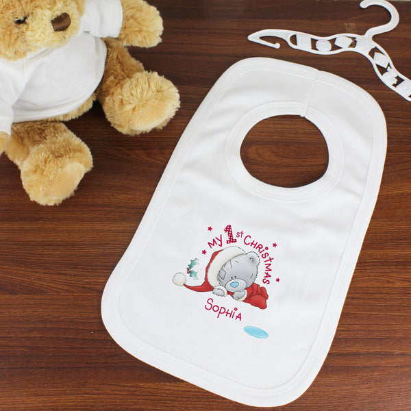 Bib Personalised Me To You My 1st Christmas Bib