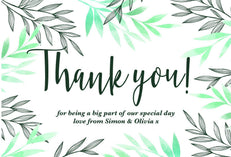 Candle Floral Thank You Candle Jar