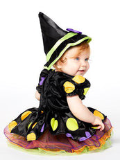 Cute Witch - Baby and Toddler Costume With Hat and Dress
