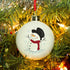 Christmas Bauble Traditional Snowman Bauble