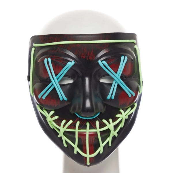 Glow in Dark Blood Splatter Mask
