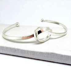Silver Knot Bangle