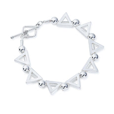 Ball And Triangle Bracelet
