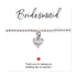 Bracelet Bridesmaids Heart Bracelet & Thank You Card