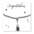 Bracelet Congratulations Charm Bracelet & Card