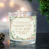 Candle Personalised 'Wonderful Time of The Year' Christmas Scented Jar Candle
