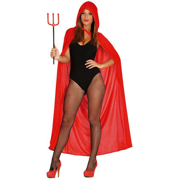 Cape Red Velvet Hooded Cape - Adult