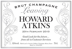 Champagne Personalised Goodbye Leaving Gift Champagne