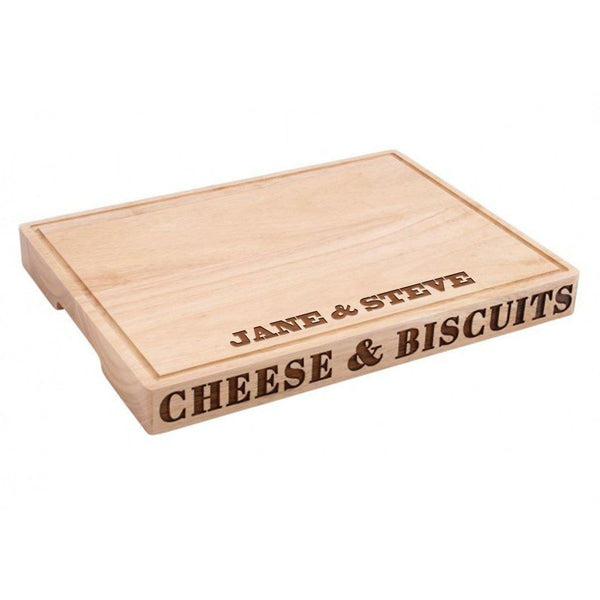 Cheese & Biscuits Board Wooden Cheese & Biscuits Board
