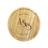 Cheese Board Monogram Wooden Round Cheese Board