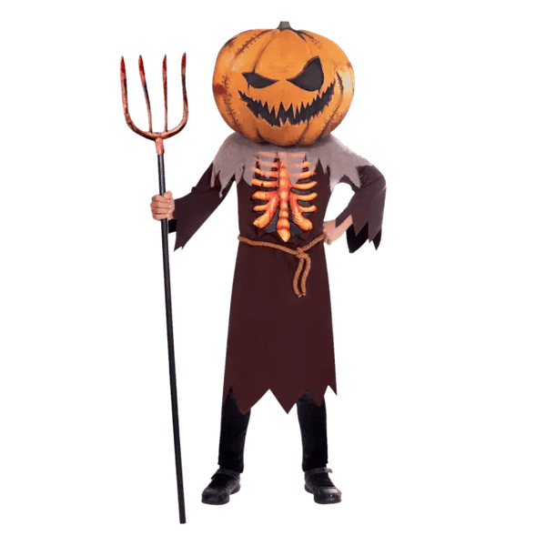 Children's Costume Scary Pumpkin Big Head - Child Costume