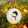 Traditional Snowman Bauble