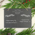 Christmas Decoration Personalised Christmas Naughty & Nice Hanging Large Slate Sign