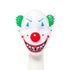 Front View Green Hair Clown Mask