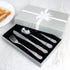 Cutlery Set Personalised Teddy 4 Piece Embossed Cutlery Set