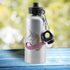 Drinks Bottle SILVER Unicorn Heart Drinks Bottle