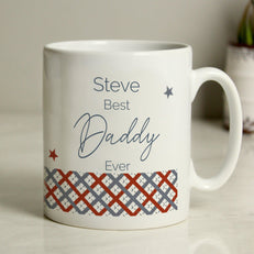 Best Ever Checked Large Balmoral Mug