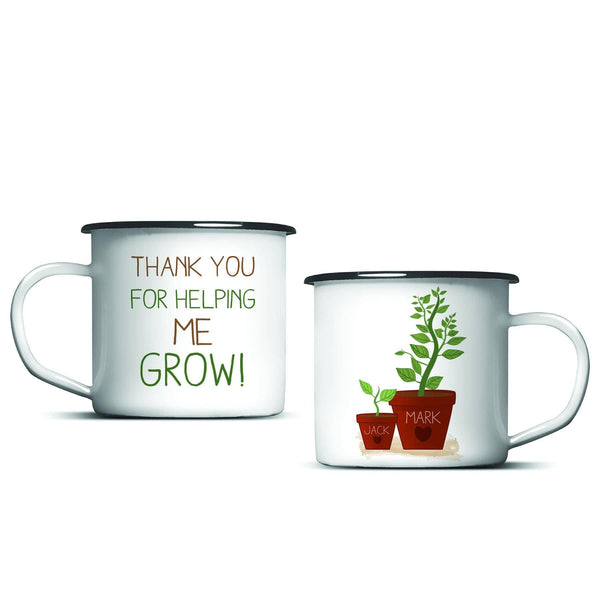 Mug Helping Me To Grow Enamel Mug