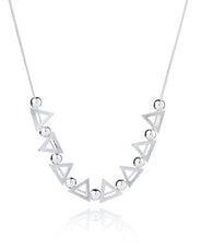 Ball And Triangle Necklace