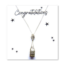 Congratulations Charm Necklace Card