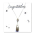 Necklace Congratulations Charm Necklace Card