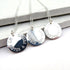 Necklace Personalised Sterling Silver Round Charm Necklace