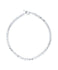 Necklace Silver Colour Cube Necklace
