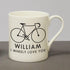 Personalised I Wheeley Love You Bike Mug Personalised I Wheeley Love You Bike Mug