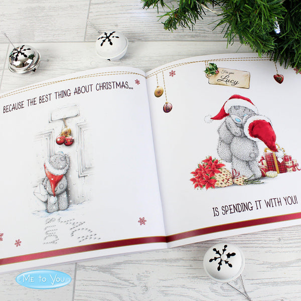 Personalised Me to You The One I Love at Christmas Poem Book -  Scene Pictures The Couple Finally Being Together At Christmas