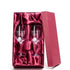 Personalised Wine Glasses - Presented In A Red Gift Box
