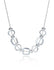 Pierced Oval And Square Bead Necklace