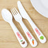 Plastic Cutlery Set Personalised 'First Christmas Dinner' 3 Piece Plastic Cutlery Set