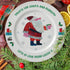 Plate Very Hungry Caterpillar Treats For Santa 8" Rimmed Plate