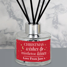 Personalised Christmas Wishes Reed Diffuser