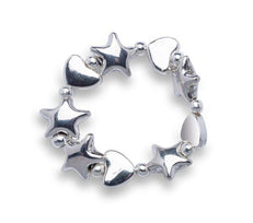 Alternate Star And Heart Ring