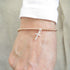 Bracelet Rose Gold Plated Beaded Charm Bracelet