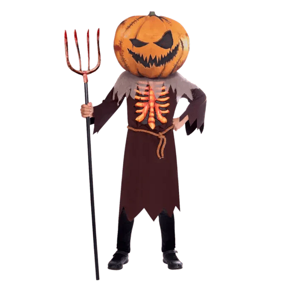 Children's Costume Scary Pumpkin Big Head - Child Costume