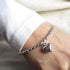 Silver Beaded Stretch Bracelet Silver Beaded Stretch Bracelet