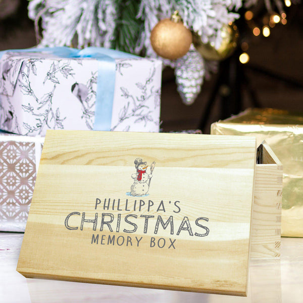 Snowman Memory Box Snowman Memory Box