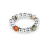 Ring Stretch Ring With Coloured Crystals
