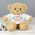 Teddy Personalised Merry Christmas Teddy Bear
