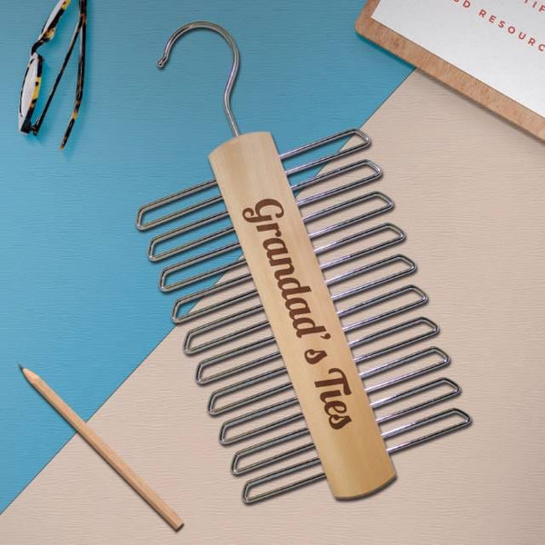 Tie Hanger Wooden Tie Hanger