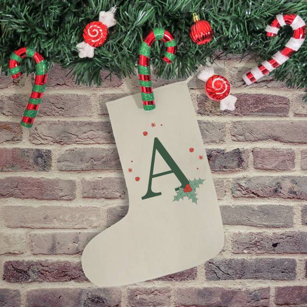 Christmas Stocking Tree Initial Stocking