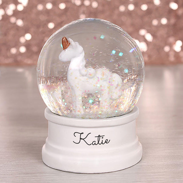 Water Globe Unicorn Water Globe