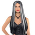 Wigs Black & White Witch Wig
