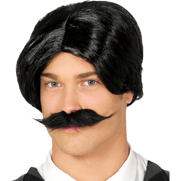 Wigs Spooky Family Dad Wig & Moustache