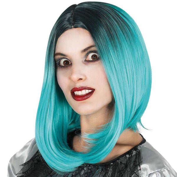 Wigs Teal Ombre Wig