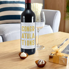 Congratulations Red Wine Gift Set