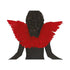 Wings Red Feather Angel Wings - 62cm