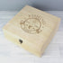 Wooden Storage Box Personalised Fishing Club Wooden Storage Box